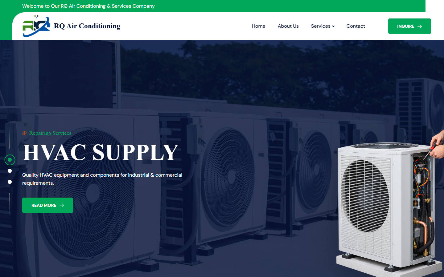 RQ Air Conditioning Commercial Chillers